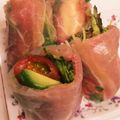 yuwa1716's cooksnap of when they made 生ハムとアボカドの生春巻き.