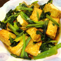 くーです's cooksnap of when they made 厚揚げと青梗菜の旨煮.