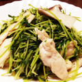assari＊'s cooksnap of when they made 鶏ささみと豆苗のにんにく塩炒め.