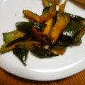 ラブリークッキー's cooksnap of when they made カボチャの皮のバターしょうゆ炒め。.