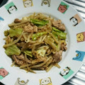 もぐ・ω・くま's cooksnap of when they made もやしと豚肉のゴマ醤油炒め.