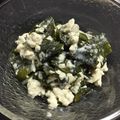 とむ６６'s cooksnap of when they made 簡単もう1品わかめと豆腐のヘルシーサラダ.