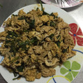KT614's cooksnap of when they made ほうれん草と卵のｵｲﾏﾖ炒め.