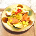 ゆずゴーヤ's cooksnap of when they made 塩トマトで春キャベツ＆ソーセジソテ～✿.