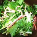 cookみぃ's cooksnap of when they made 水菜✿カニカマ✿しらすの柚子マヨサラダ.