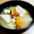 Aloha☆★'s cooksnap of when they made 葉っぱも使うよ♬カブとなめこのお味噌汁♡.