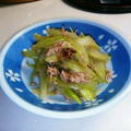 miniまむ♡'s cooksnap of when they made あと一品！速攻セロリのツナ炒め.