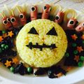 UMI＊3＊UMI's cooksnap of when they made １人前人参１本分のハロウィンあんかけ炒飯.