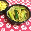 mayunaCook's cooksnap of when they made きゅうりともやしのピリ辛炒め.