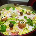 ゆか夫's cooksnap of when they made 大根おろしアート＊まっくろくろすけトトロ.