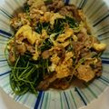 もんすけまま's cooksnap of when they made 生姜でサッパリ！豆苗と卵の炒め物.
