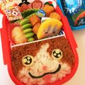 なっちｬﾝ's cooksnap of when they made 妖怪ウォッチ☆ジバニャン・キャラ弁・遠足.