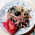 ゆきのんくん's cooksnap of when they made ポンマヨ最強☆もやしとわかめのサラダ♪.