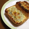 huto☆'s cooksnap of when they made シラス青ネギトースト.