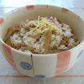 nasubeam's cooksnap of when they made 豚ごぼう混ぜ御飯.