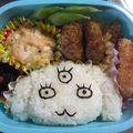 kichi48's cooksnap of when they made キャラ弁♡妖怪ウォッチのさとりちゃん簡単.