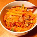 momo＿co's cooksnap of when they made ピーマンと人参とツナのチーズ炒め.