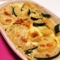 ひろよし1201's cooksnap of when they made ズッキーニとじゃがいものチーズ焼き.