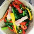 クック6M60VP☆'s cooksnap of when they made ルッコラのベーコンさっと炒め.