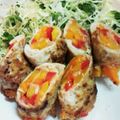 Riiipo♡'s cooksnap of when they made お弁当に＊パプリカの彩り肉巻き＊.