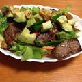 さらつむとし's cooksnap of when they made 薄切り牛肉でステーキ丼風バルサミコソース.