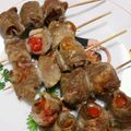 わたろうみ's cooksnap of when they made 長崎産ミニトマトの豚巻き串焼き.