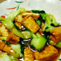 フミコ235's cooksnap of when they made 厚揚げと青梗菜の旨煮.