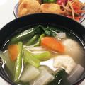 もりかな。's cooksnap of when they made 栄養たっぷり♡具だくさん鶏団子スープ.