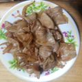 月妃's cooksnap of when they made 男飯☆豚バラニンニク醤油炒め.