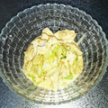 ♪あかいきのこ♪'s cooksnap of when they made ごまマヨで❤ 白菜とささみの簡単サラダ.