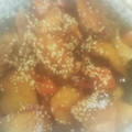 ☆genesis☆'s cooksnap of when they made 秋 さつまいもと鶏もも 酢煮込み.