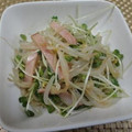 堕天使M's cooksnap of when they made もやしとハムの中華風和え物.