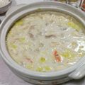 ななみみ先生's cooksnap of when they made 温まる~（●＾o＾●）絶品♪牛乳鍋.