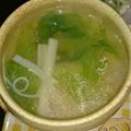なおつん0802's cooksnap of when they made レタスとカニカマの中華スープ.