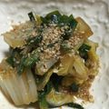 natume818's cooksnap of when they made 白菜とにらのナムル.