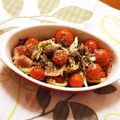 とこきち's cooksnap of when they made 簡単過ぎおつまみ　ベーコン✿トマト茸.