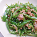 チャムん's cooksnap of when they made ピーマンと豚肉の練りゴマ炒め。.
