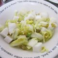 クックTW1J61☆'s cooksnap of when they made 白菜とトビコのマヨサラダ.