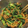 curry_seijin's cooksnap of when they made 小松菜のゴマ和え～基本のゴマ和えダレ～.