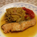 mermaid626's cooksnap of when they made サーモンとキャベツの簡単蒸し.