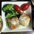 ひなぞう！'s cooksnap of when they made 栗としめじのチキンロール.