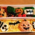 ボブじぃちゃん's cooksnap of when they made ハロウィン☠おばけキャラ弁.