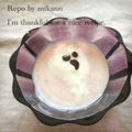 GoGo島みかん's cooksnap of when they made ハロウィンにもお絵かきヨーグルトで朝食　.