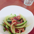 asupara＊'s cooksnap of when they made ◇イカ明太ときゅうり和え◇.