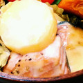 yoh2709's cooksnap of when they made じゃがいもと鮭の味噌マヨチーズ焼き.