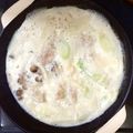 クックVI6LOP☆'s cooksnap of when they made 昆布だしが効いた豆乳鍋.