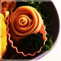 こことねね's cooksnap of when they made 魚肉ソーセージdeバラのお花.