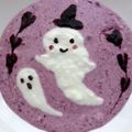 リトルキャラメル's cooksnap of when they made ハロウィンにもお絵かきヨーグルトで朝食　.