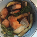 ぽこぽこぽこすけ's cooksnap of when they made 鮭と茄子とれんこんで南蛮漬け.