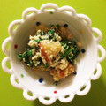 にゃんにょ's cooksnap of when they made おからで♪春菊とりんごの白和え風.